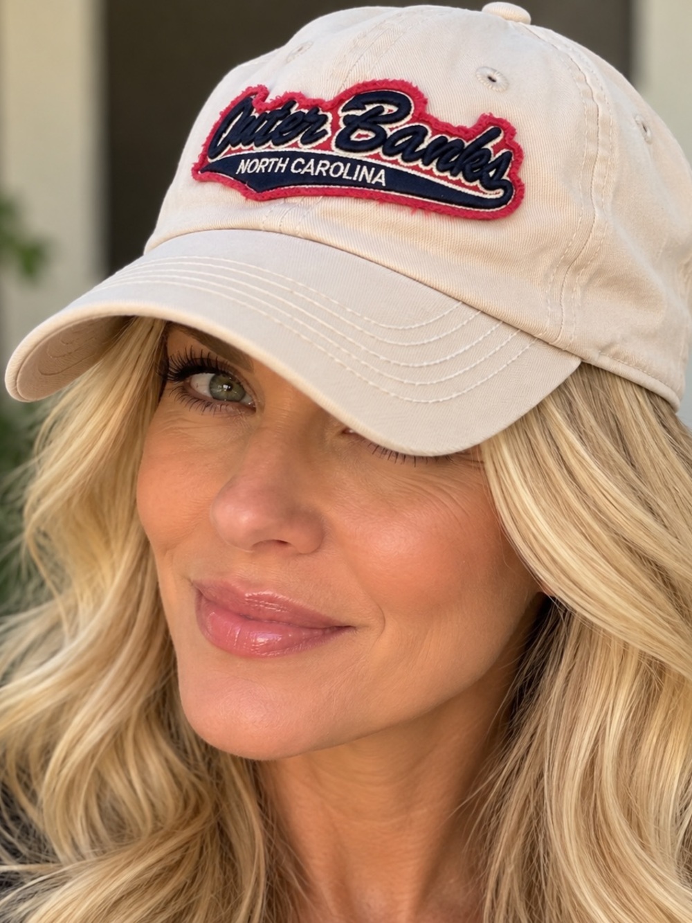 Outer Banks North Carolina Tan Baseball Cap